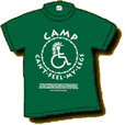 camp can't feel my legs t-shirt