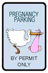 pregnacy parking placard.