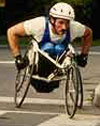 photo of wheelchair racer